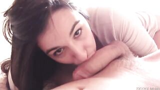 Brunette babe Danika Morì gets her tight ass smashed by a huge cock