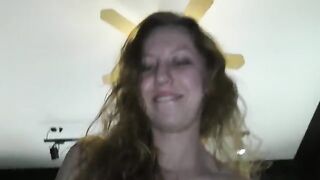 I put a big finger in tight neighbour ass! But she loves my cock! Anal fuck
