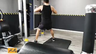I got crushed on my fitness colleague and we fucked in gym restroom