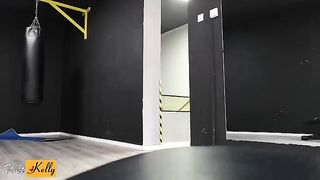 I got crushed on my fitness colleague and we fucked in gym restroom