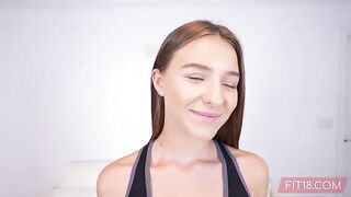 Fit and pretty Ukrainian teen refugee gets fucked during casting session