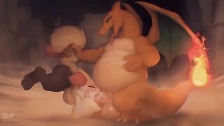 Hentai Porn with Fire-type Pokémon is too much to handle