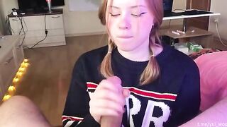 Student tenderly fucks with a guy and sucks his dick gently