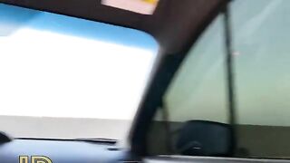 Suburban slut gets fucked hard in the parking lot