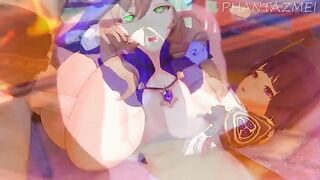 Genshin Impact anime porn compilation with Lisa and Eula action