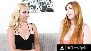 A busty MILF Lauren Phillips enjoys a steamy swap with her bestie for a hot foursome
