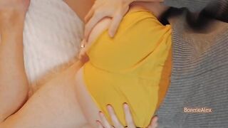 One outfit, two passionate people having sex