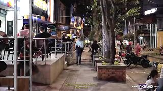 Sara Blonde gets spotted in a Colombian disco (FINAL ÉPICO)