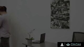 Two college guys get lucky with a hot massage from big-titted BBW Natasha Nice