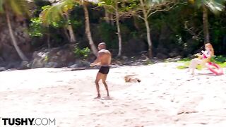 Scarlett, a daring redhead, has an intense passion for bold anal encounters