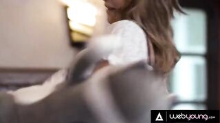 Hot blonde roommate makes a date with Gabbie Carter and Eliza Ibarra for fun