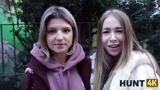First time double penetration for a young beauty
