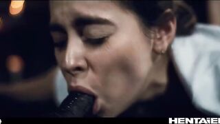 Hot girls getting fucked and creampied by alien monsters in a real-life twist