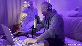 A hot stepmom is fucking her stepson in this video
