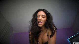 The sluttiest Tinder date gets pegged by a hot Latina in a rough face fuck scene