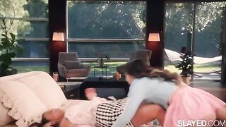 Naughty Lulu teaches her bestie Jennie to relax and enjoy intimacy