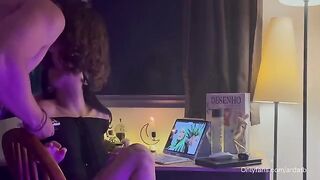 A cute 18-year-old girl gets high and has sex