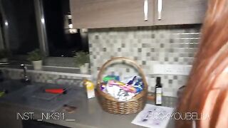 The pool cleaner had sex with a rich beautiful woman in the swimming pool