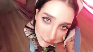 A teenage gamer cheats on her BF with a stepbrother in a steamy scene