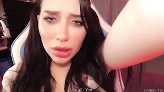A teenage gamer cheats on her BF with a stepbrother in a steamy scene