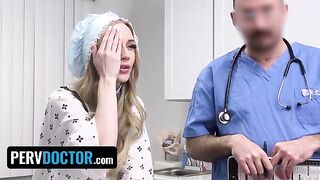 Religious teen Emma Starletto gets creampied by pervdoctor