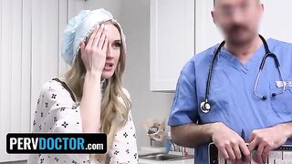 Religious teen Emma Starletto gets creampied by pervdoctor