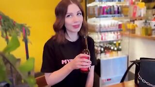 The model checked the wardrobe and holes for MYDRIASIS in an exclusive video