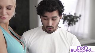 Aiden Ashley guesses who can last longer in a steamy challenge with Kenzie Taylor