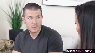 Shay Sights seduces her stepson in a steamy, intimate encounter