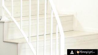 Hot blonde threesome with cheating MILF India Summer