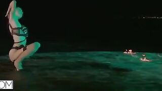 A wonderful slut has sex with her boyfriend and gets cum inside