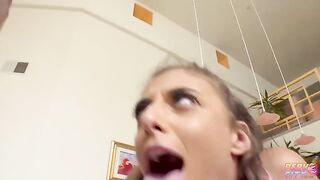 Brunette teen Gia Derza gets her pussy and ass gapped by perverts
