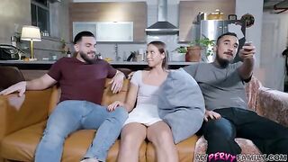 I Was Cleaning When My Hot Stepsis Seduced Me to Fuck Her