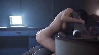 Ada Wong gets captured and fucked hard in a 3D animation
