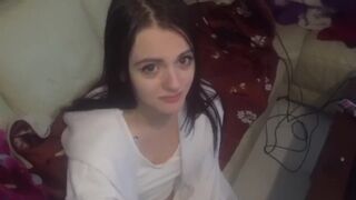 A stepbrother got a scolding for smoking, but the girl offered to fuck