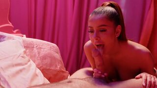 A naughty secretary, Vanna Bardot, gets fucked hard to get a promotion