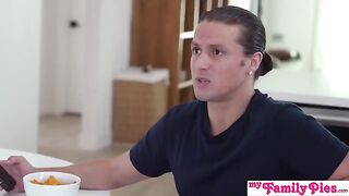 What do you think about when you're jerking off? -Maria Kazi Asks Stepbro - MyFamilyPies