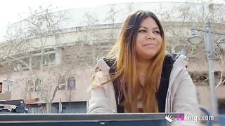 Fat Latina Yiyi Candy shows her holes in public and gets fucked hard