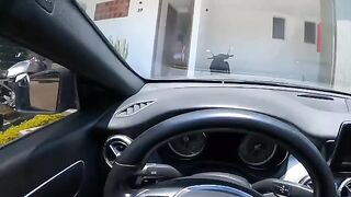 Hot Latina babe fucked by a stranger while her husband was not at home