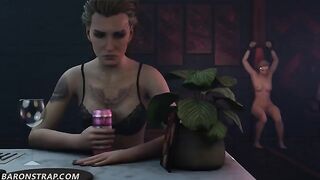 A unique and erotic BDSM lovestory set in a cyberpunk world, inspired by the intense and passionate scenes from Cyberpunk 2077