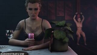 A unique and erotic BDSM lovestory set in a cyberpunk world, inspired by the intense and passionate scenes from Cyberpunk 2077