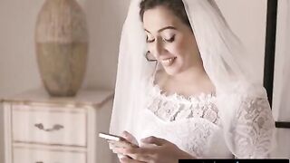 A sexy bride joins her cheating wife and a naughty friend for an unforgettable threesome