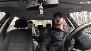 The luckiest taxi driver ever, especially after a wild ride with a stunning blonde!