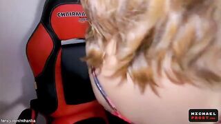 The ass fucking tutor finished on the girl’s face