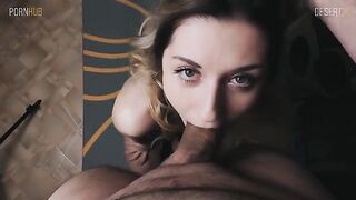 A petite blonde gets her wet pussy filled with cum in a steamy scene