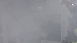 Firefighters fucked busty slut Monika Fox in an intense, passionate scene