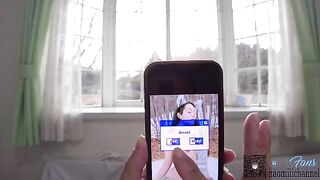 A cute girl is locked in a doghouse and has hard sex with step mom