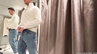 Shopping is fun, but sex in the fitting room is even better. Almost risky!