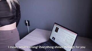 My stepsister gave herself to her teacher for rough sex and creampie
