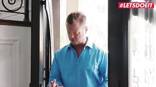 Rich guy fucks Karlee Grey and her friends in a steamy scene